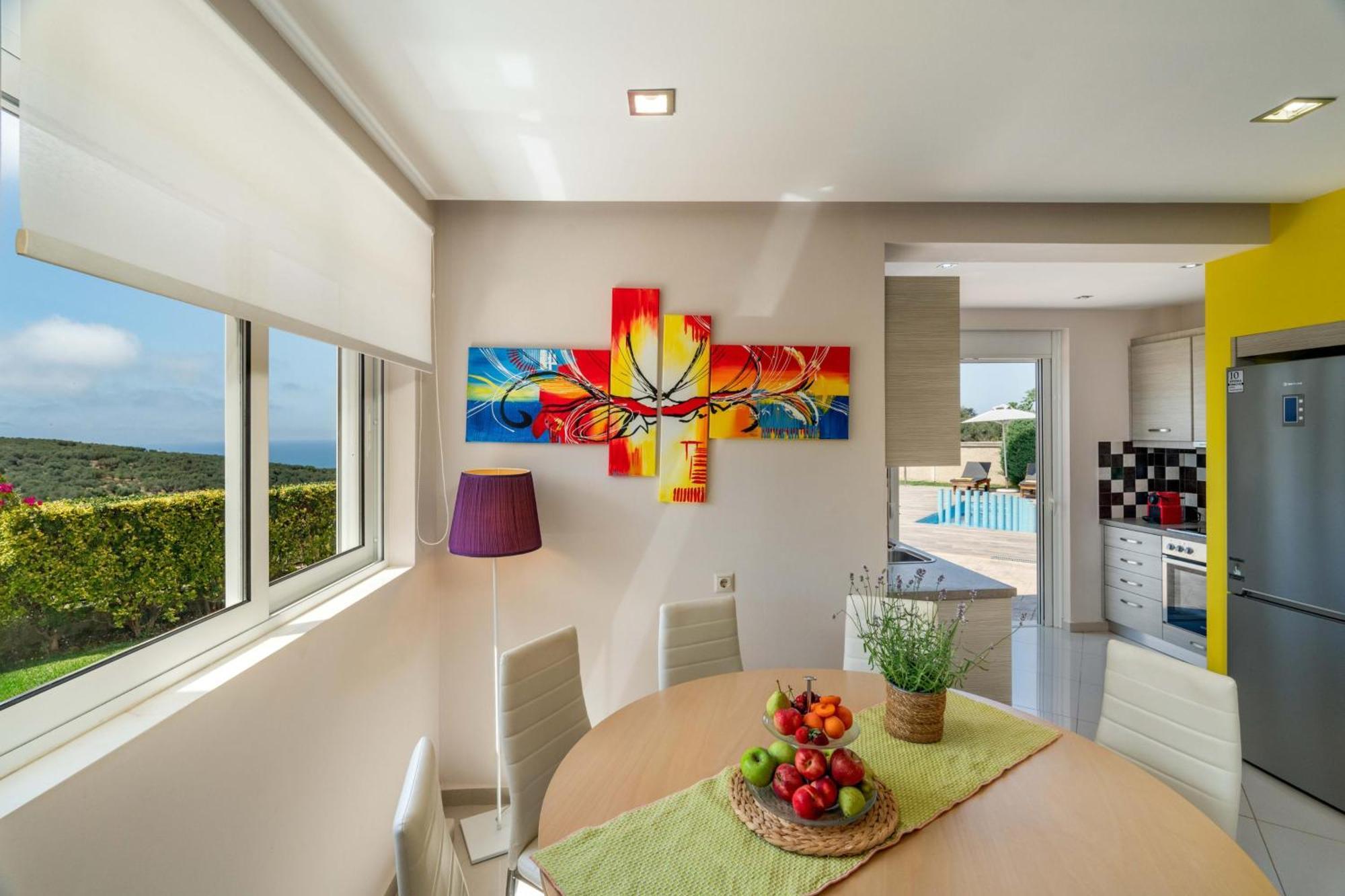 Villa Ariella With Sea View Agia Marina  Exterior photo