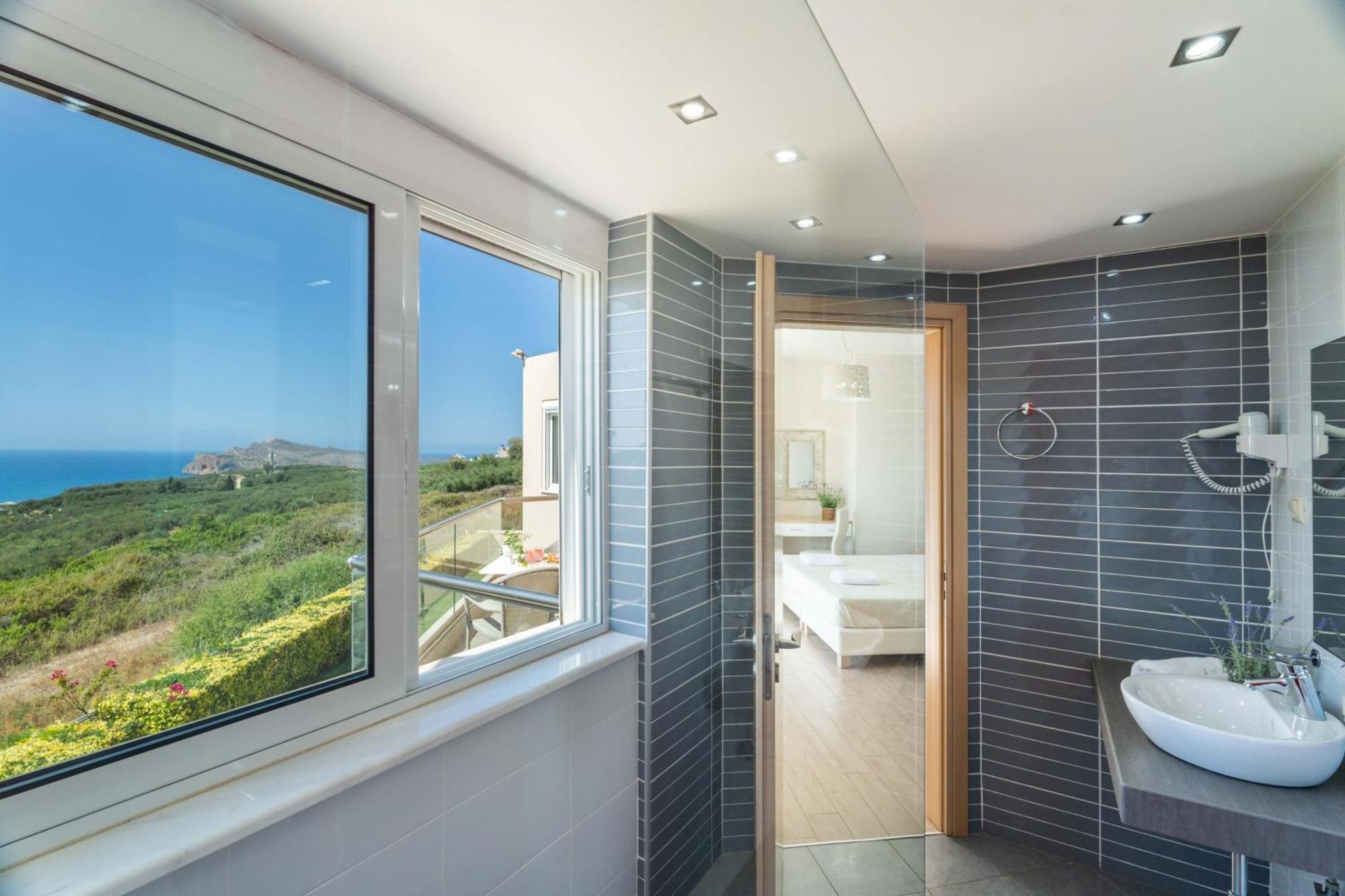 Villa Ariella With Sea View Agia Marina  Exterior photo