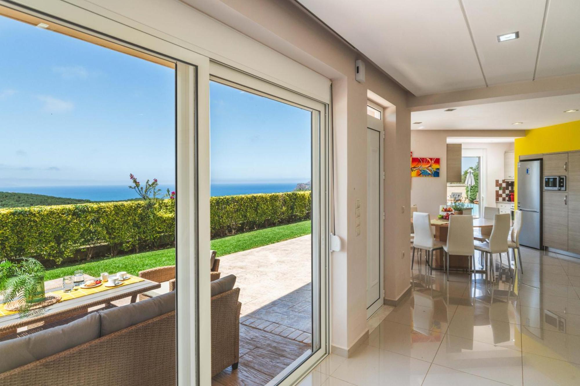 Villa Ariella With Sea View Agia Marina  Exterior photo