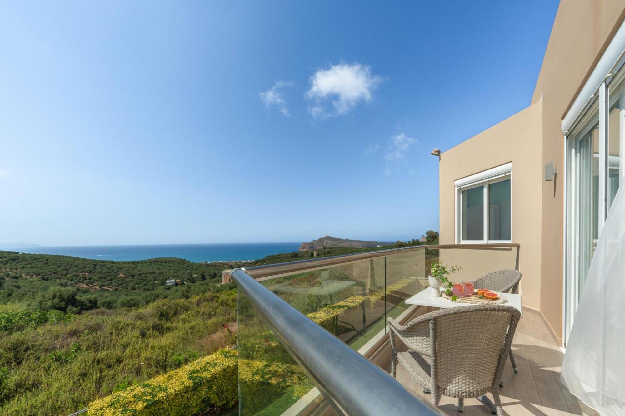 Villa Ariella With Sea View Agia Marina  Exterior photo