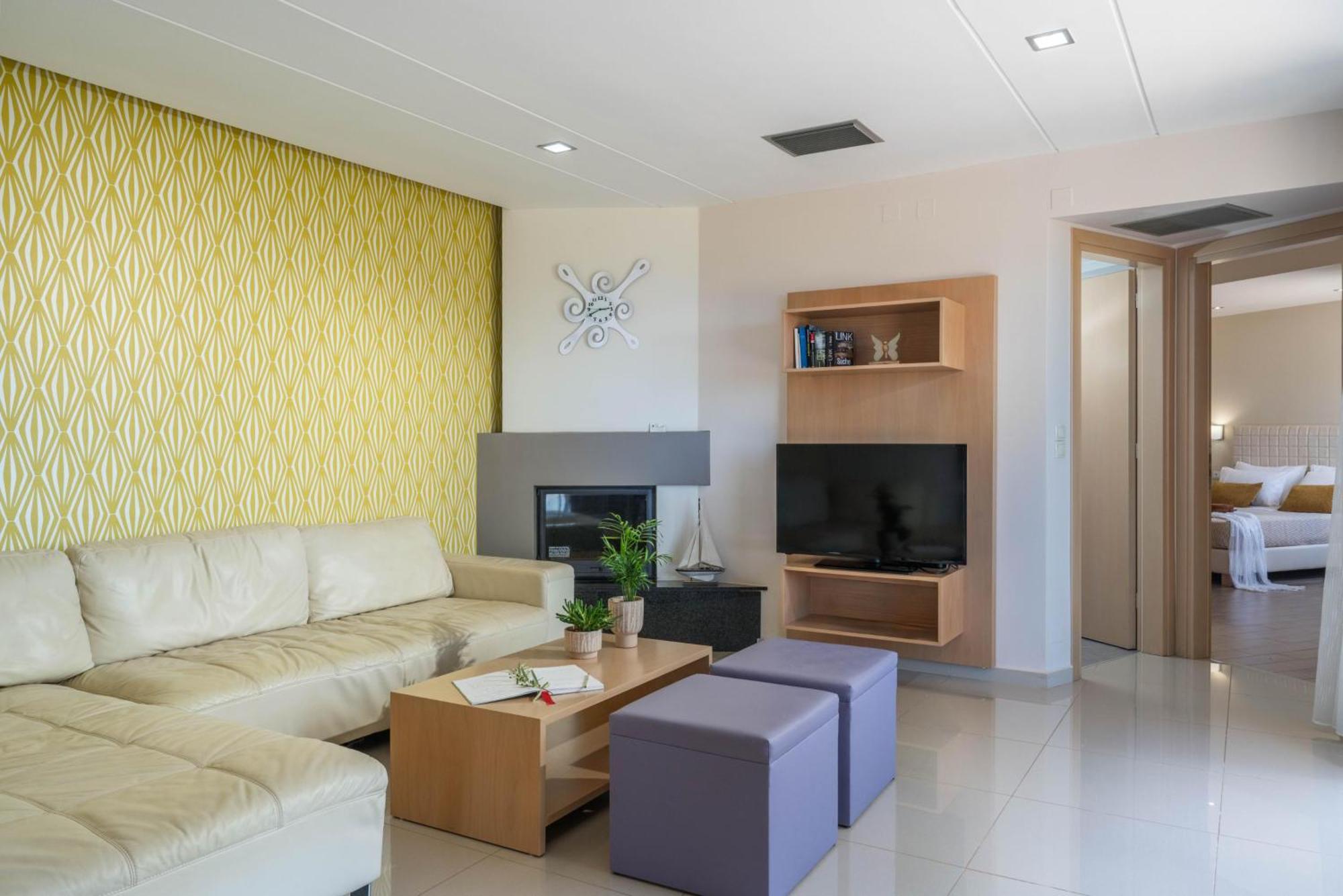 Villa Ariella With Sea View Agia Marina  Exterior photo
